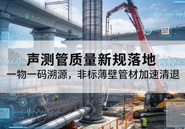 日喀则声测管质量新规落地，一物一码溯源，非标薄壁管材加速清退