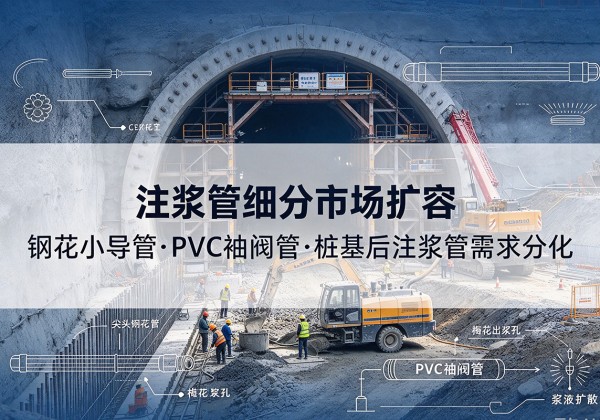 日喀则注浆管细分市场扩容，隧道钢花小导管、PVC 袖阀管、桩基后注浆管需求分化